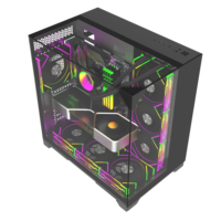 New Full Tower Gaming Computer Case RGB ATX/Micro-ATX PC Aluminum Alloy CPU Cabinet Pc Computer Case