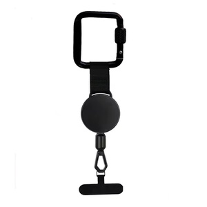 Sangle de téléphone rétractable antivol robuste avec cordon anti-perte pour téléphone portable, mousqueton de sécurité et attache en acier - Product Image 5