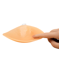 Coussinets de poitrine autocollants en silicone liquide, forme goutte personnalisée, épaississants, invisibles, imperméables, sans couture, pour soutien-gorge 3/4