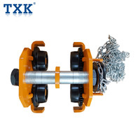 Carrito con engranajes de fábrica TXK I-Beam Plain Trolley Manual Geared Trolley 1Ton 2Ton 3Ton 5Ton con certificación CE