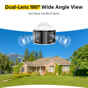 ANNKE 6MP 180 Degree Dual Lens Panoramic AI PoE Kit Cameras Two Way Audio Smart Full Color Network Security <b>Camera</b> Network Camer - Product Image 2