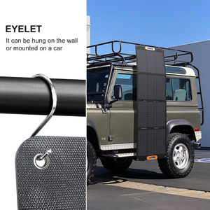 ALECTER 200W 400W Foldable Monocrystalline <b>Solar</b> <b>Panel</b> TUV Certified High Efficiency IP65 Waterproof Portable <b>Solar</b> <b>Kit</b> Cables - Product Image 5