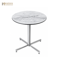 Table de jardin compacte d'extérieur Hua Jiale de bonne qualité, fabriquée directement en usine, avec panneau HPL, table de jardin pliable
