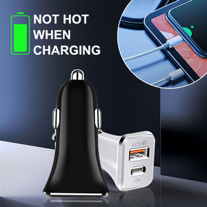MONFONK Usb <span class=keywords><strong>c</strong></span> caricatore per auto 2 porta 36w doppio Usb caricabatterie per auto tipo <span class=keywords><strong>c</strong></span> adattatore per <span class=keywords><strong>iPhone</strong></span> - Product Image 4