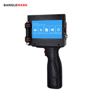 Mini Tij Handheld 12,7mm Máquinas Caja Máquina de impresión Impresora de inyección de tinta Fecha de caducidad Codificación Impresora de inyección de tinta
