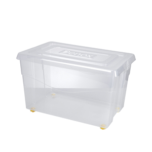 มันดิบ็อกซ์ 60L กล่องจัดระเบียบแบบใสพร้อมล้อเพื่อการขนย้ายที่สะดวก - Product Image 1