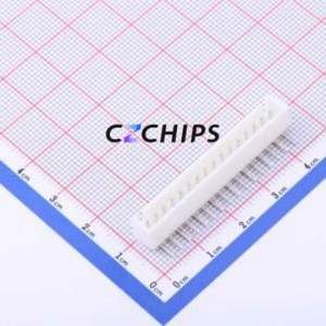 HC-XHB-16AW Wire-to-Board Pin Header Bent Lead Through Hole,P=2.5mm Connector 1x16P 2.5mm Right Angle Insert XHB - Product Image 1