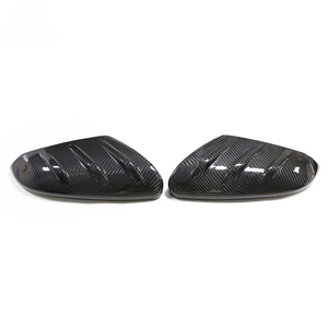 Fibre de carbone sèche pour <span class=keywords><strong>Honda</strong></span> pour <span class=keywords><strong>Civic</strong></span> 10th X 2016 + Car Door Rearview Mirror Shell Cap NEW Type Side Rear View Cover Stick - Product Image 3