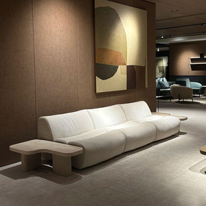 Italian Designer Modular Sofa L Shape <b>Foam</b> Filling Armless Living Room Furniture - Product Image 1