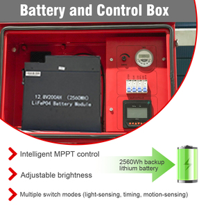 Tour d'éclairage solaire BIGLUX HiGUARD LED IP65 DC, système d'éclairage <span class=keywords><strong>autonome</strong></span> portable pour les travaux de construction et d'exploitation minière - Product Image 4