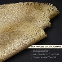 TUOTU Classique, isolé en PVC, réutilisable, résistant à l'huile, durable, antidérapant, écologique, séchage rapide, résistant à la chaleur, souple, diamètre 38 cm