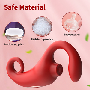 Gelance 2 في 1 TPE تدليك هزاز G-Spot دسار مع ميزات لعق الربت مص لاستمناء الإناث - Product Image 4