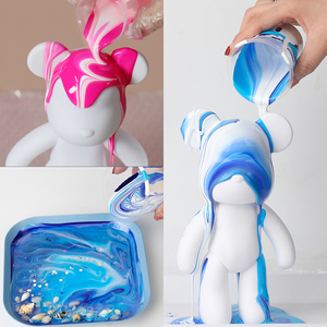 Pintura Acrílica Fluida Foska de 60 ml, 18 Colores, No Tóxica, para Vertido, Arte Fluido, para Estudiantes, Niños y Adultos - Product Image 4
