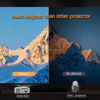 Projecteur mural immersif AI Pico Image Video Ultra HD Mini LED Android TV pour l'enseignement, module de cinéma maison extérieur 8K