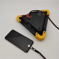Lampe de travail triangulaire COB rechargeable par USB, étanche IPX4, portable, multifonction, LED, lumière d'avertissement de sécurité routière d'urgence pour véhicule