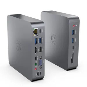 Support de station d'accueil à deux écrans multi usb type c port usb-c hub pour <span class=keywords><strong>Mac</strong></span> - Product Image 1