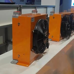 Refrigeração do óleo do radiador do óleo de alumínio Permutador de calor do micro canal do permutador de calor do ar hidráulico do ar - Product Image 4