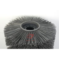 Brosse principale cylindrique en filament PP rigide certifiée ISO9001 pour balayeuse de voirie, compatible avec Dulevo 5000/6000