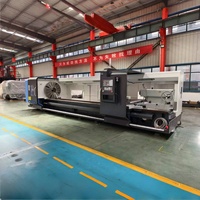 CK61100 Tour CNC à lit plat de haute précision Rénovation horizontale robuste pour le système de contrôle Fanuc en métal Vente de clés numériques
