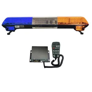 Speaker Lampu Peringatan Led Mobil Polisi Ambulans Universal Sistem Keamanan 120Cm