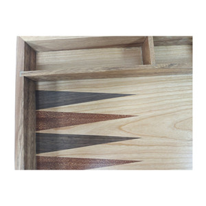 Nhà máy tùy chỉnh di động có thể gập lại bằng gỗ cờ vua, quân cờ, Hội đồng Quản Trị trò chơi bằng gỗ backgammon phù hợp với - Product Image 5