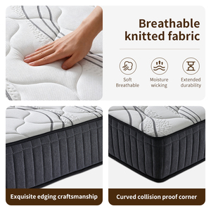 ที่นอนสปริงแบบพ็อกเก็ตสปริงขนาดฟูลไซส์เดี่ยว  แข็งแรงทนทาน เป็นมิตรกับสิ่งแวดล้อม  ดีไซน์ทันสมัย ป้องกันภูมิแพ้ ระบายอากาศได้ดี - Product Image 2