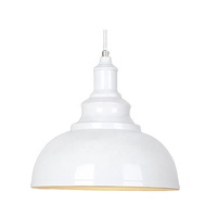 LED Pendentif Éclairage En Métal Vintage Abat-Jour En Fer Lustre Pendentif Lumière