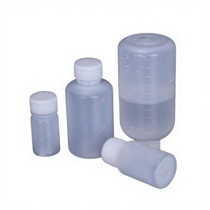 10ml 20ml 30ml 50ml 60ml 100ml <b>200ml</b> 500ml Translucent PE Chemical Reagent Degree Scale Screen Printed Plastic <b>Bottles</b> White - Product Image 2