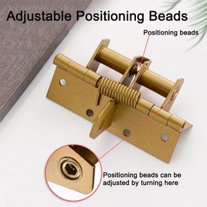Silencieux petit robuste réglable meubles souples ignifuge <span class=keywords><strong>Force</strong></span> élastique Pivot Commercial plus proche automatique ressort charnière porte - Product Image 3
