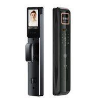 Fabrieks prijs 3D Wishome Lock slimme deurvergrendeling met gezichtsherkenning, biometrische vingerafdruk, code, kaart en cloud.