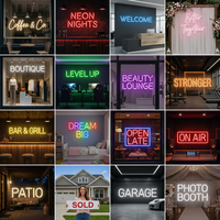 Enseigne au néon LED personnalisée |   Décoration murale en silicone pur anti-jaunissement |   Éclairage néon sur mesure à câblage invisible pour entreprises et mariages
