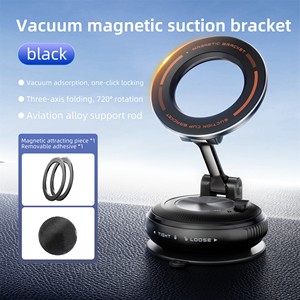 Support de téléphone universel pour voiture SD03 avec ventouse en silicone 360° °   Support magnétique rotatif pour téléphone portable sur tableau de bord de voiture - Product Image 5