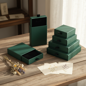 Caja <span class=keywords><strong>de</strong></span> Regalo <span class=keywords><strong>de</strong></span> Cartón Rígido Reciclable Tipo Cajón con Laminación Mate y Logotipo Impreso Personalizado, con Embalaje <span class=keywords><strong>de</strong></span> Almacenamiento Personalizado - Product Image 4