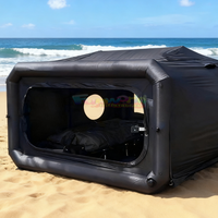 Tente de camping gonflable directe d'usine, installation facile, vente en gros, tente gonflable portable pour voyage en famille, avec grande capacité imperméable