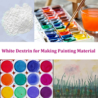 Dextrine blanche de qualité industrielle en poudre, conditionnée en sac, pour la fabrication de matériaux de peinture colorés et de poudres de maquillage cosmétique