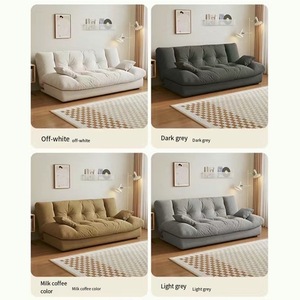 Divano Letto Componibile Pieghevole Crema a Doppio Uso per Arredamento Interno <span class=keywords><strong>Casa</strong></span> Appartamento Piccola Abitazione per Soggiorno Camera da Letto <span class=keywords><strong>Angolo</strong></span> - Product Image 6