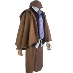 Edogawa Ranpo Cosplay Costume Anime Outfit Halloween Party Costume Anime Cosplay Costume