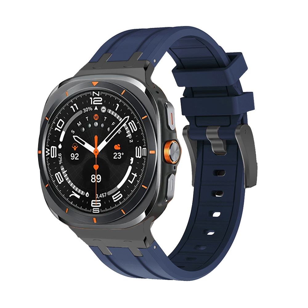 หัวเข็มขัดสีน้ำเงิน/ดำ