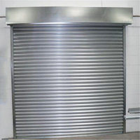 Porte de garage roulante industrielle en acier haute résistance, ignifuge, antirouille, résistante aux intempéries, haute durabilité, imperméable