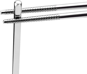 Vaisselle en métal carrée en acier inoxydable réutilisable antidérapante gravée au laser pour restaurant hôtel - Product Image 3