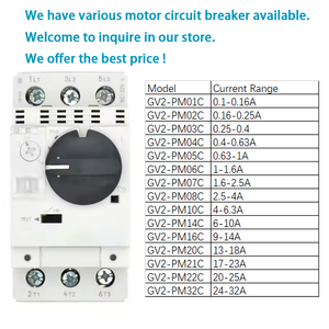 Tout nouveau disjoncteur de moteur GV2-PM21C authentique d'origine - Product Image 6