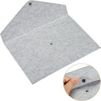 Carpeta Portadocumentos Protectora para Oficina y Negocios, Bolsa de Fieltro para Archivos, Colores Variados, Impresión Tipográfica, Forma Personalizada