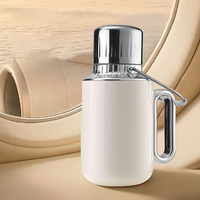 Bouteille d'eau isotherme en acier inoxydable avec affichage mécanique de la température, poignée extérieure, théière isotherme, tasse isotherme