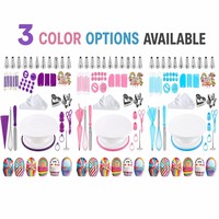 Kit Complet de 255 Pièces pour la Décoration de Gâteaux : Table Rotative, Outils de Pâtisserie DIY, Douilles à Fleurs, Poches à Douille, Spatules à Crème