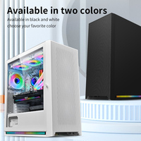 AntarcChill High Quality Case Gamer E-ATX Hinge Opening and Closing Tempered Glass With USB3.0 PC Gaming Case