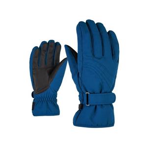 Black-Blue Kids Winter Boys Girls Fleece-Lining Warmed Snow-Ski Waterproof <b>Gloves</b> - Product Image 1