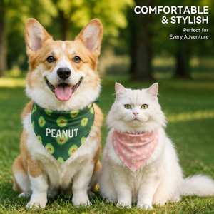 Bandana personnalisée pour animaux de compagnie, foulard pour chien, écharpe triangulaire pour chat et chien, accessoires pour animaux de compagnie avec logo personnalisé, vente en gros - Product Image 3