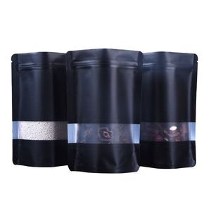 100 Bolsas Metalizadas Coloridas a Prueba de Humedad con Cierre Hermético, Bolsa con Ventana Esmerilada, VMPET, para Envasado de Alimentos, Harina y Piensos - Product Image 4