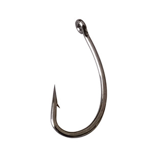 Hameçon à dos courbé en acier au carbone à longue tige pour la pêche à la carpe européenne, avec tube intégré pour la pêche à la mouche (<span class=keywords><strong>nymphe</strong></span>, hair rig) - Product Image 5