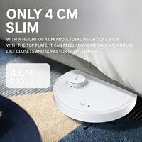Pasokan Pabrik 2000pa 3-in-1 Robot Vacuum Cleaner Pintar Otomatis untuk Menyapu dan Mengepel Basah Kering dengan Giroskop